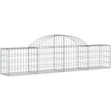  Gabionska košara s lukom 200 x 30 x 40/60 cm pocinčano željezo | shoptok.hr