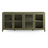 Marckeric Zelena vitrina iz masivnega bora 186x80x40 cm Alessandra – | Shoptok.si