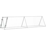  Kavez za zečeve srebrni 400 x 105 x 91 cm od pocinčanog čelika | Eponuda.com
