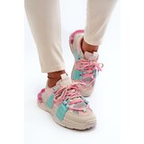 Kesi Women's Fashionable Lace-Up Sports Shoes Pink-Mint Chillout! Cijene