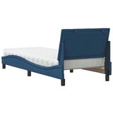  Krevet s madracem Hanko plavi 90 x 200 cm od tkanine | shoptok.hr
