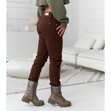Gemre Brown Patterned Lévesque Trousers | Shoptok.si