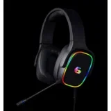 GHS-SANPO-S300 USB 7.1 Gaming RGB Black, slusalke z