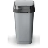 swing koš za smeti 25 l siv