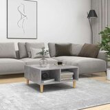  Stolić za kavu siva boja betona 60 x 60 x 30 cm od iverice | shoptok.hr