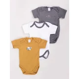 Yoclub Kids's Bodysuits With Airplanes 3-Pack BOD-0003C-A23K