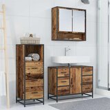  Set namještaja za kupaonicu 3 kom. Staro drvo 80 x 33 x 60 cm | shoptok.hr
