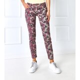 Gemre Navy pants adorned with Uranio flowers | shoptok.hr