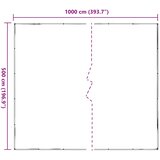  Prozirna cerada s ušicama 5x10 m polietilen | shoptok.hr