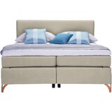 Esposa POSTELJA BOXSPRING 140 cm x 200 cm , tekstil bež | Shoptok.si