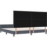  Temno siva postelja z oblazninjenjem 200x200 cm, (22049112) | Shoptok.si