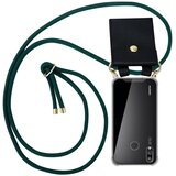  BEACIJA Združljiva s Huawei v Army Green - Silikonski zaščitni pokrov z zlatimi obroči, kabelskim pasom in snemljivim ohišjem, (20573893) | Shoptok.si