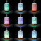 Kondela Aroma difuzor/vlažilec zraka, beli/naravni, AMAYA | Shoptok.si