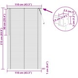  Venecijanska roleta Srebrno Siva 213 x 110 cm PVC | shoptok.hr