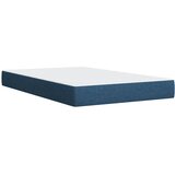  Krevet s oprugama i madracem plavi 120 x 190 cm od tkanine | shoptok.hr
