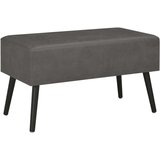 Stolić za kavu sivi 80 x 40 x 46 cm od umjetne kože | shoptok.hr
