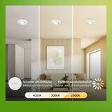 BRILONER 7586036 - SET 3x LED Kupatilsko ugradno svetlo KLIRA LED/4,9W/230V IP23 belo | Eponuda.com