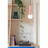 Leitmotiv Rdeča kovinska viseča svetilka ø 12 cm Rayado Retro – | Shoptok.si