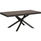 Itamoby   Famas Evolution (90x180/440 cm) - oreh, barva nog: antracit - raztegljiva jedilna miza, (20842972) | Shoptok.si