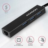 Axagon HMA-GL3A Multiport-Hub USB 3.0 Typ A Gbit-LAN 3x USB-A microSD Wired USB 3.2 Gen 1 (3.1 Gen 1) Type-A Black | shoptok.hr