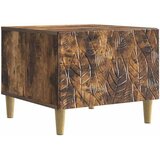 vidaXL Stolić za kavu Dimljeni hrast 50 x 49 x 40 cm Konstruirano drvo - Dimljeni hrast | shoptok.hr