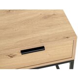 MID.YOU NOČNA OMARICA, črna, barve hrasta | Shoptok.si