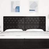  Uzglavlje Crna 200 cm Baršun | shoptok.hr
