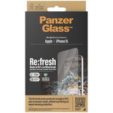 PanzerGlass KALJENO STEKLO REFRESH STEKLO ZA IPHONE 15 S POZICIONERJEM, (21911545) Cene