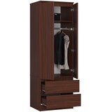 AKORD Star Garderobna Omara, 2 Vrata In 2 Predala, Wenge, (5000331610) | Shoptok.si