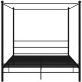  Okvir za krevet s nadstrešnicom crni metalni 180 x 200 cm | Eponuda.ba