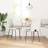 Blagovaonske stolice 2 kom krem baršunaste | shoptok.hr