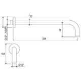 Ravak X07P112 Chrome držalo za nadglavno prho | Shoptok.si