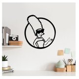 Wallity Zidna dekoracija Simpson 2, 33x33cm, Crna | Eponuda.ba