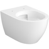 CAMARGUE San Francisco Set za stenski WC (Izpiranje brez roba, Brez posebne glazure, Oblika splakovanja: Globok, Položaj straniščne odprtine: Vodoravno) | Shoptok.si