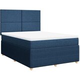 Krevet s oprugama i madracem plavi 140x200 cm od tkanine | shoptok.hr