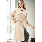Dewberry Z6777 LADIES' COAT-STONE-1 | Shoptok.si
