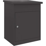  Sandučić za pakete s pohranom Crna 47,5 x 38 x 59 cm Čelik | shoptok.hr