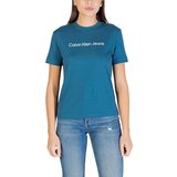 Calvin Klein Jeans Majice s kratkimi rokavi A- INST. LOGO CLASSI LV047C912G Zelena Cene