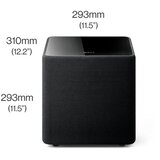 Kef Kube 8 MIE crni sjajni subwoofer | shoptok.hr