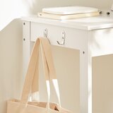 SoBuy domača pisarniška računalniška miza bele barve v skandinavskem slogu, (20815246) | Shoptok.si