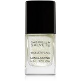 Gabriella Salvete longlasting enamel dolgoobstojen lak za nohte s sijajem 11 ml odtenek 18 silver pearl Cene