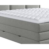 MID.YOU POSTELJA BOXSPRING 180 cm x 220 cm , tekstil rjavosiva | Shoptok.si