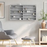  Vitrina siva boja betona 100x8,5x58 cm konstruirano drvo | shoptok.hr