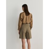 Reserved - Nabrane kratke hlače - zelena | shoptok.hr