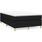  Za krevet s oprugama crni 120x200 cm od tkanine | shoptok.hr