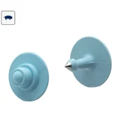 Ušne markice okrugle 30mm plave 20/1
