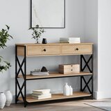 vidaXL Klubska mizica sonoma hrast 100x28x75 cm inženirski les Cene