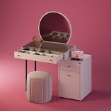 Hanah home Tmu-712-Vv-1 mink make-up table cene