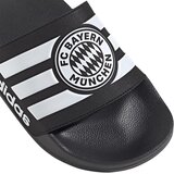 Adidas Nizki natikači 'ADILETTE SHOWER Bayern Munich' črna / bela | Shoptok.si