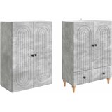  Set ormara 2 pcs Konstruirano drvo | shoptok.hr